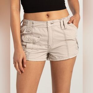 NEW BDG Urban Outfitters Y2K Womens Cargo Mini Shorts Size S